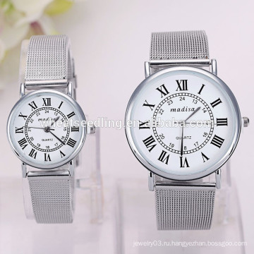 Сплав watchband пара любовника наручные часы